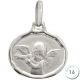 Médaille de baptême Ange en Or blanc - Augis