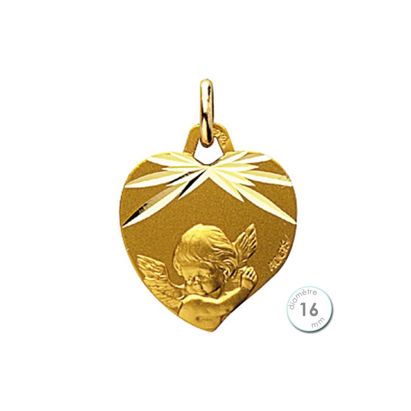 Médaille de baptême Ange en Or - Augis
