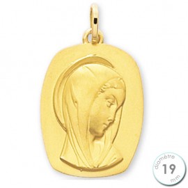 Médaille de baptême Vierge en Or