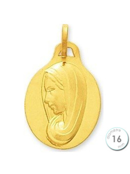 Médaille de baptême Vierge en Or