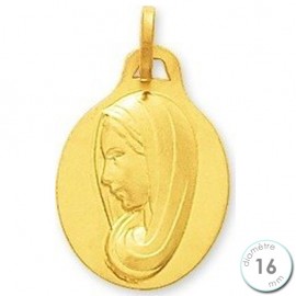 Médaille de baptême Vierge en Or