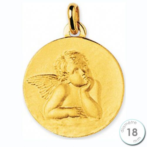 Médaille de baptême Ange en Or