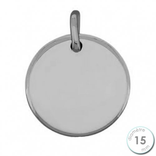 Pendentif or blanc