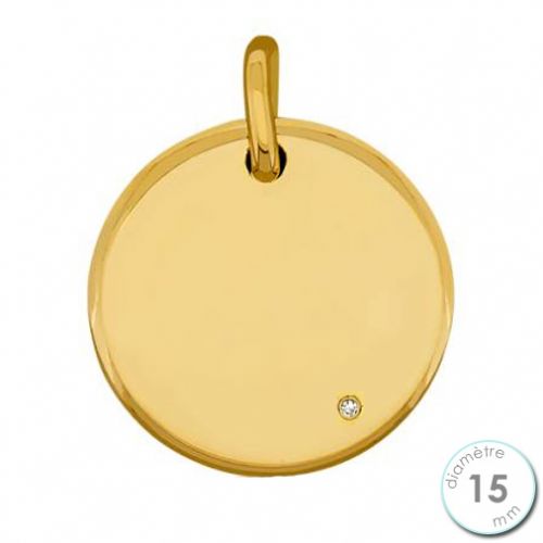 Pendentif Or jaune et Diamant
