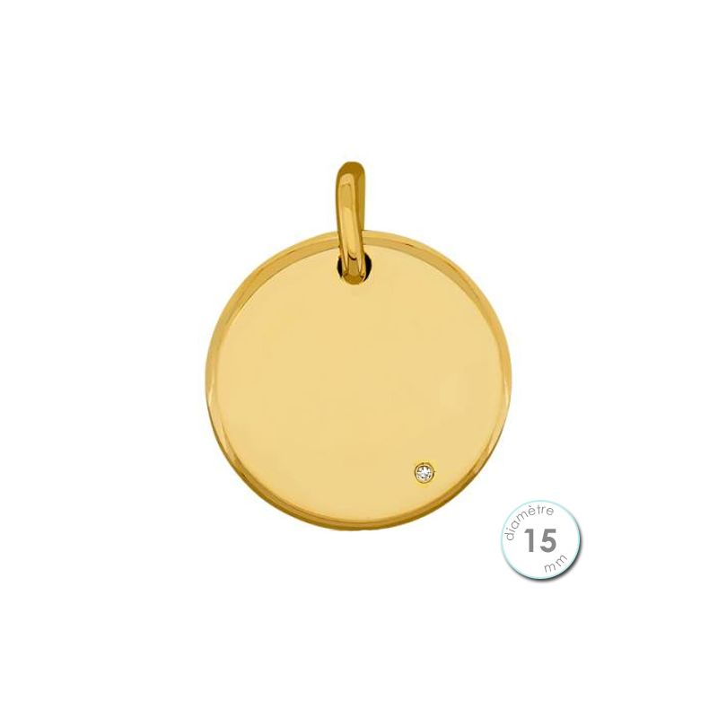 Pendentif Or jaune et Diamant