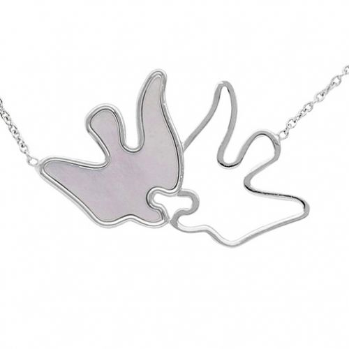 Collier Argent et nacre - Nina Ricci
