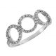 Bague Argent et oxyde de zirconium