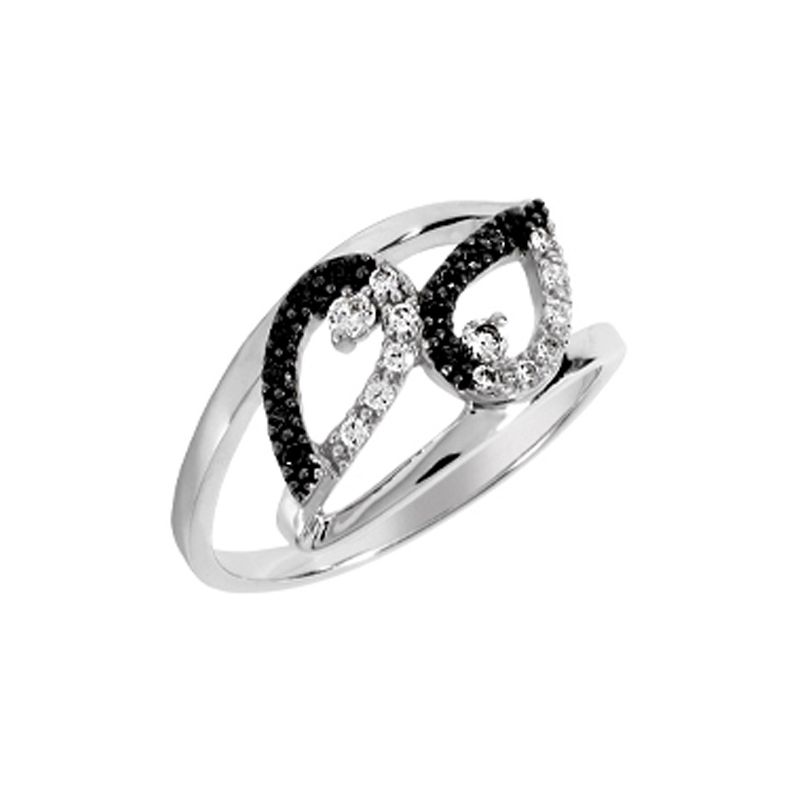 Bague Argent et oxyde de zirconium