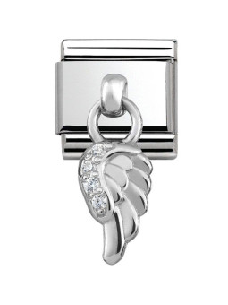 Maillon Nomination classic charms aile et oxydes