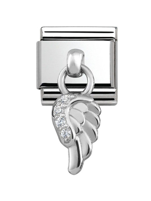 Maillon Nomination classic charms aile et oxydes