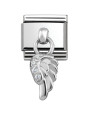 Maillon Nomination classic charms aile et oxydes