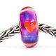 Perle en verre Trollbeads spéciale Saint Valentin