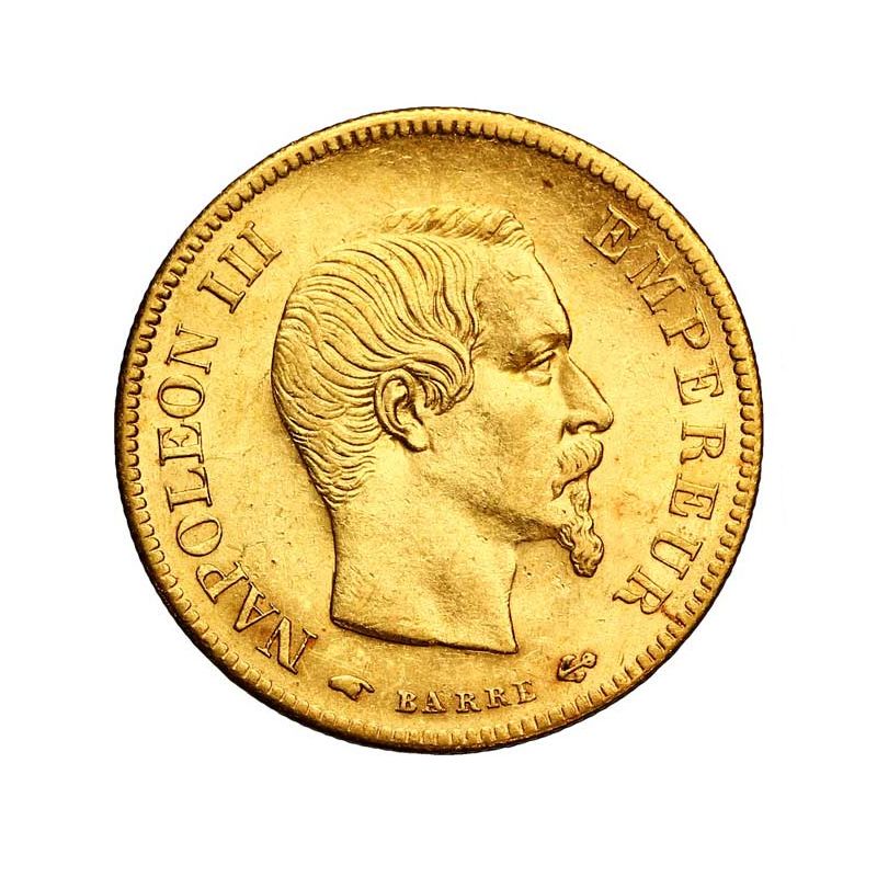 Pièce Or 10 Francs Napoléon tête non laurée