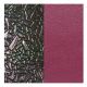 Cuir reversible les Georgettes broken glass petrol/cerise