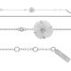 Bracelet Nina Ricci fleur Argent