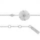 Bracelet Nina Ricci fleur Argent