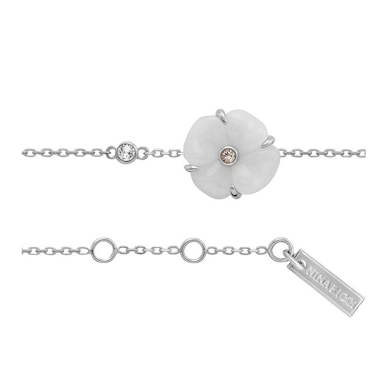 Bracelet Nina Ricci fleur Argent
