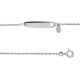 Gourmette enfant Argent et Diamant