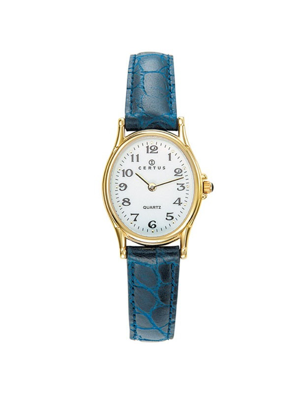 Montre femme Certus cuir bleu