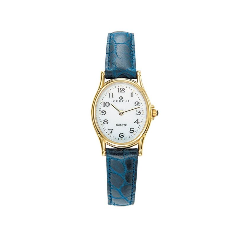 Montre femme Certus cuir bleu