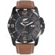 Montre homme All Blacks bracelet cuir marron