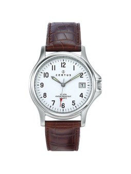 Montre homme Certus bracelet cuir marron