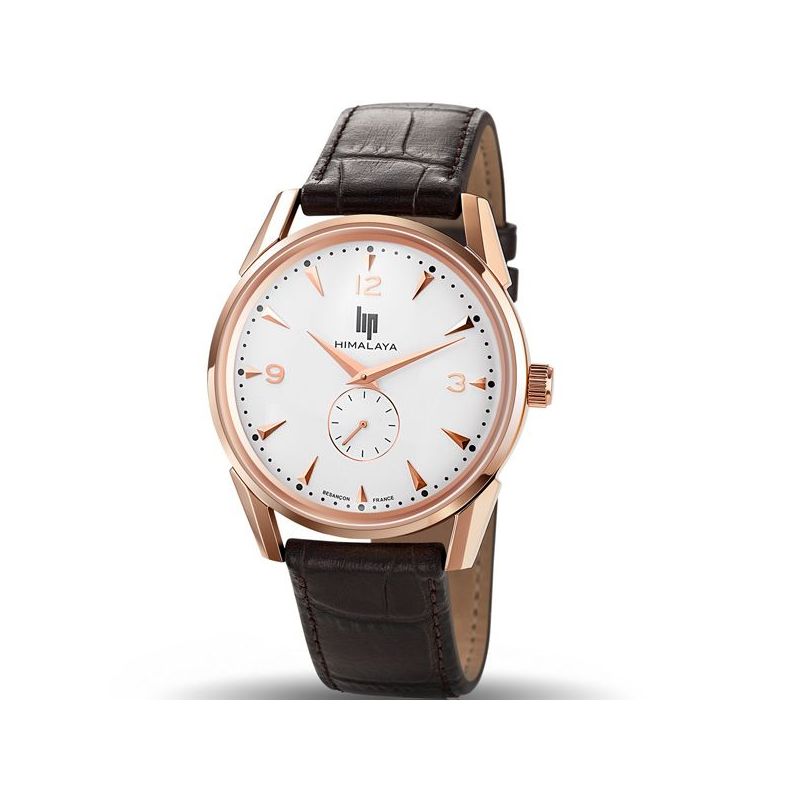 Montre homme LIP Himalaya dorée rose
