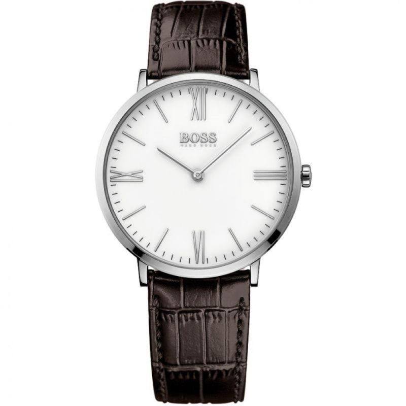 Montre homme Hugo Boss fond blanc