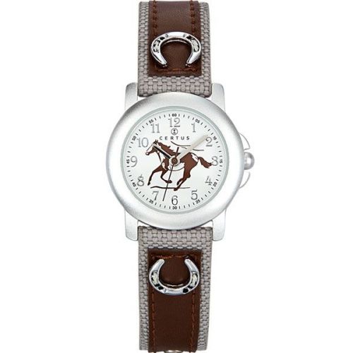 Montre enfant Certus cheval marron