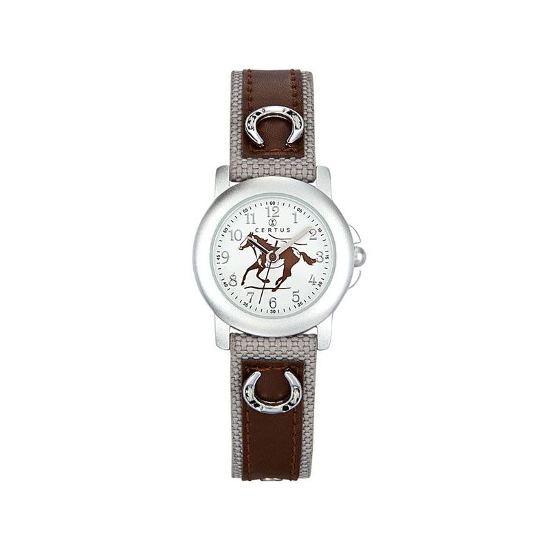 Montre enfant Certus cheval marron