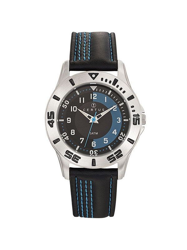 Montre enfant Certus bleue et noire