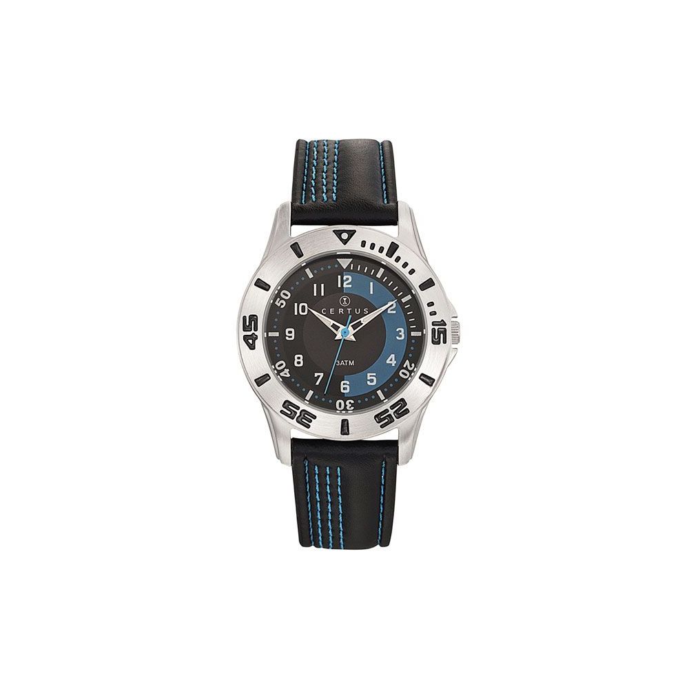 Montre enfant Certus bleue et noire