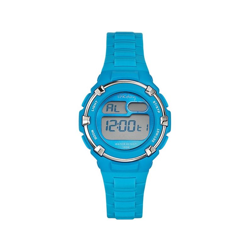 Montre enfant Tekday digitale turquoise