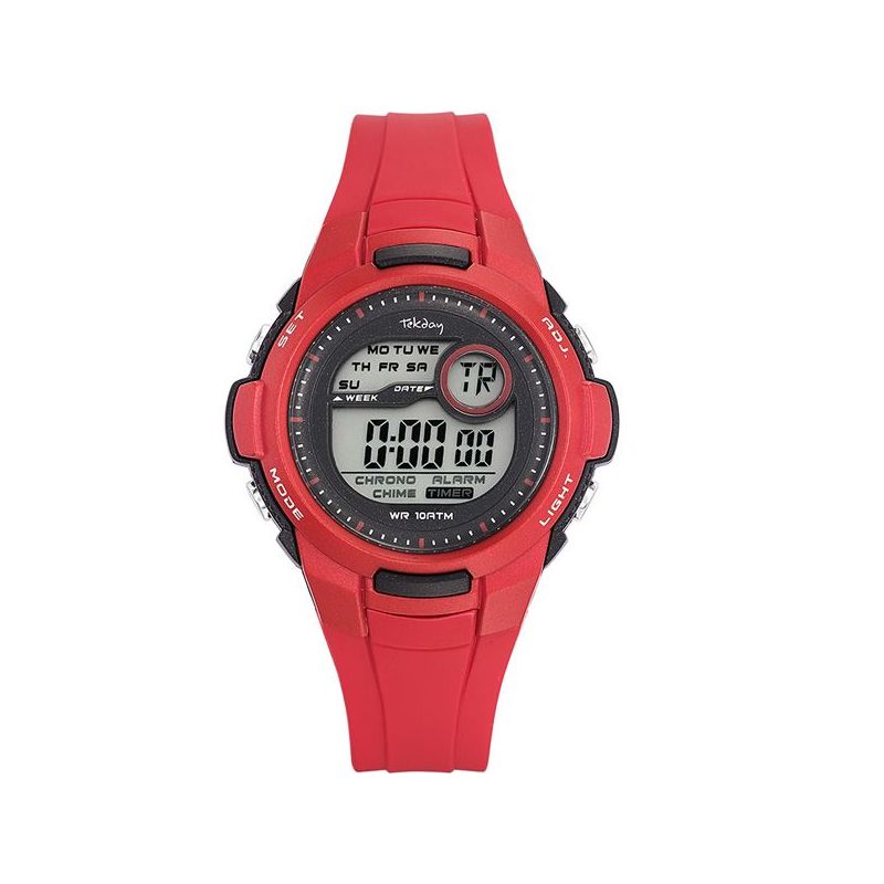 Montre enfant Tekday digitale rouge