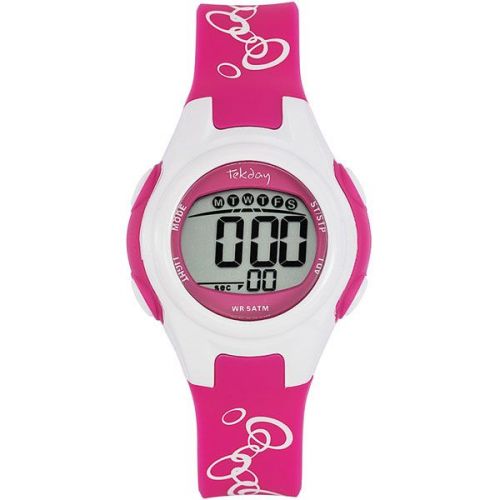 Montre enfant Tekday digitale rose