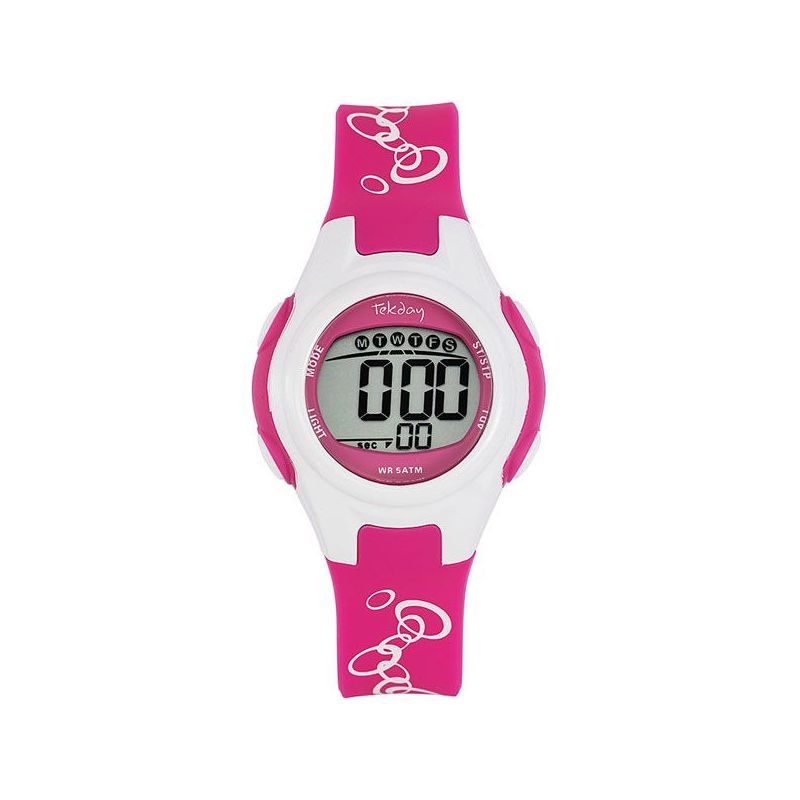 Montre enfant Tekday digitale rose