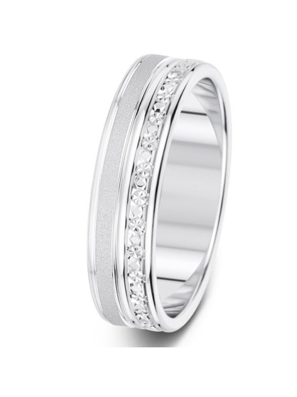 Alliance de mariage Or blanc