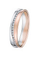 Alliance de mariage 2 Ors et Diamant