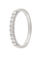 Alliance de mariage Or blanc et Diamant