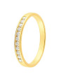 Alliance de mariage Or jaune et Diamant