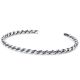 Bracelet jonc torsadé Trollbeads en Argent