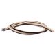 Bracelet cuir Trollbeads marron/gris clair