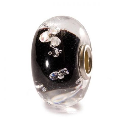 Perle en verre diamond-like noir Trollbeads