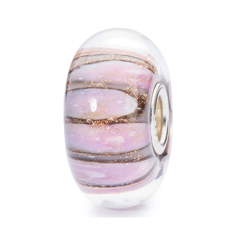 Perle en verre conque rose Trollbeads