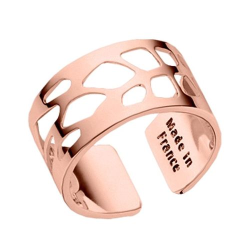 Bague Les Georgettes motif fougère finition Or rose