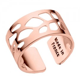 Bague Les Georgettes motif fougère finition Or rose
