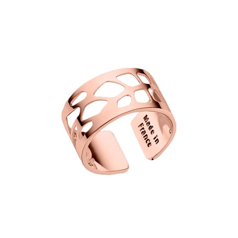Bague Les Georgettes motif fougère finition Or rose