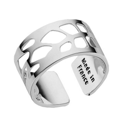 Bague Les Georgettes motif fougère finition argent