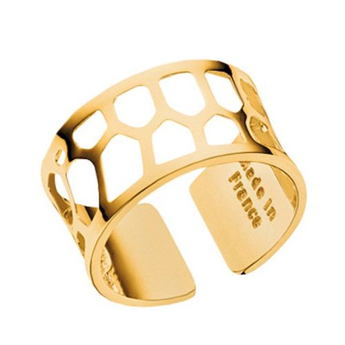 Bague Les Georgettes motif nid d'abeille finition Or jaune