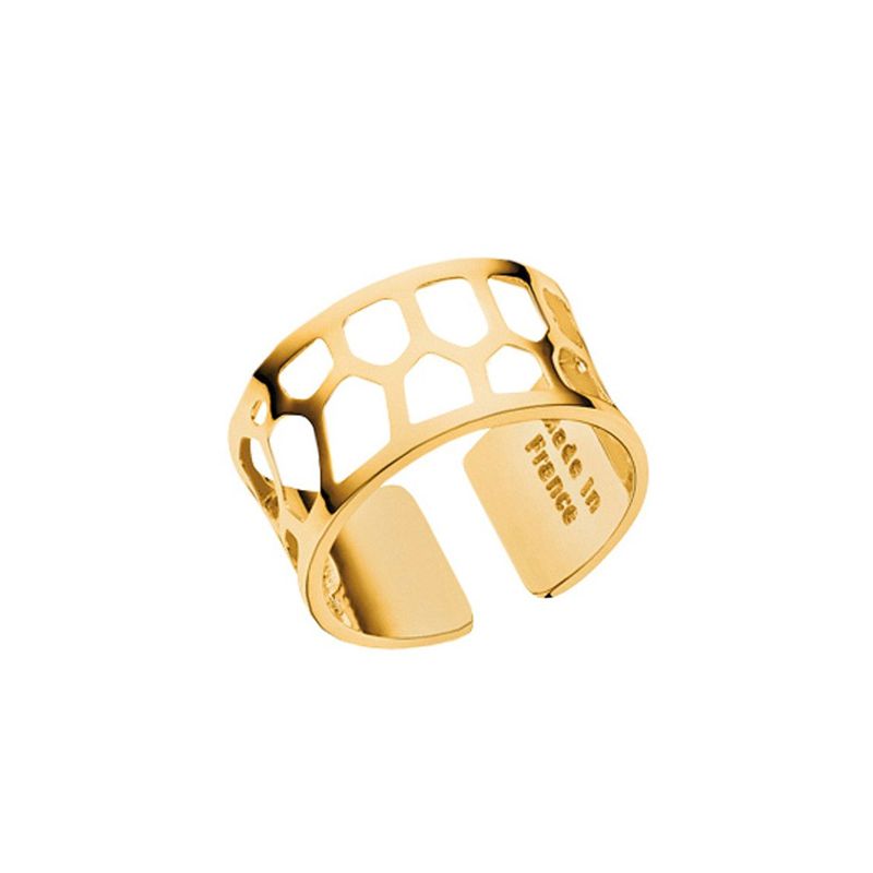 Bague Les Georgettes motif nid d'abeille finition Or jaune